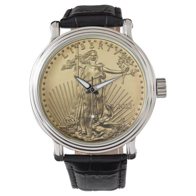 Montre Pièce American Eagle Gold (devant)