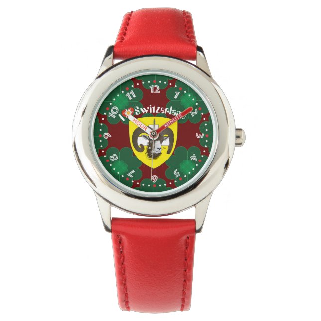 Montre Pièce d'horlogerie avec le projet suisse Schaffhou (devant)