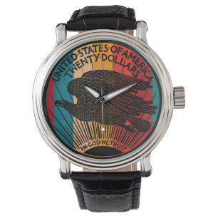 Montre Pièce d'or américaine 20 dollars
