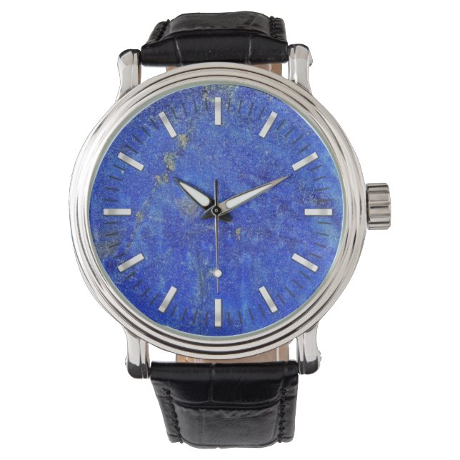 Montre Pierre blanche bleue (devant)