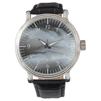 Montre Pierres naturelles cool en marbre noir