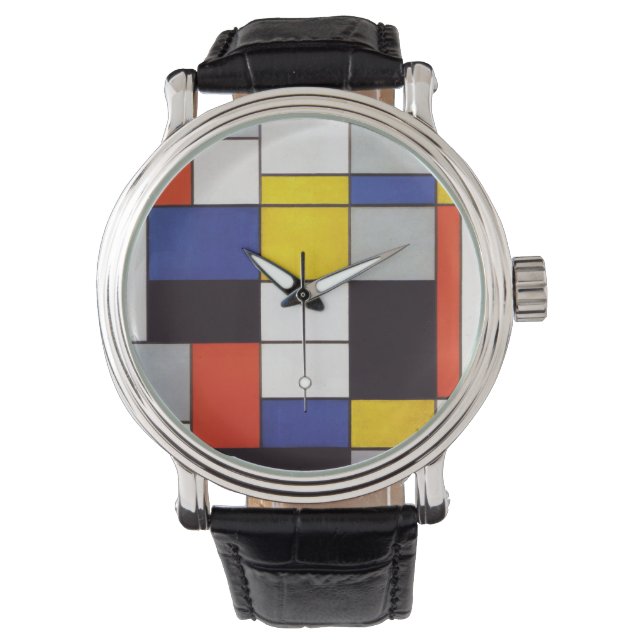 Montre PIET MONDRIAAN Compositon A 1923 (devant)
