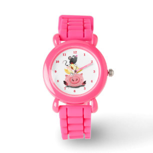 Montre Piggy Chick and Mouse Friends Watch Fun