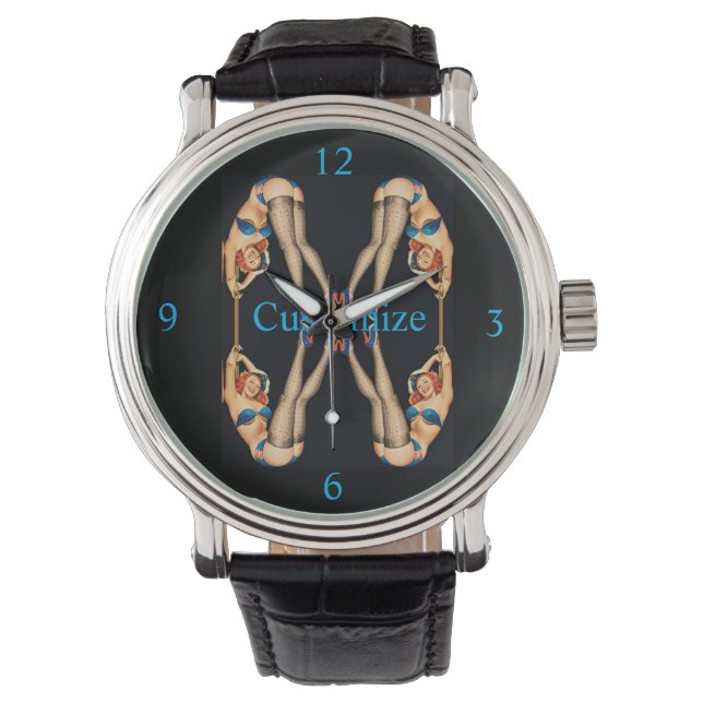 Montre Pinceaux Vintages acrobatiques Thunder_Cove (devant)
