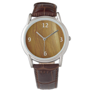 Montre Pine Wood II Faux Texture en bois