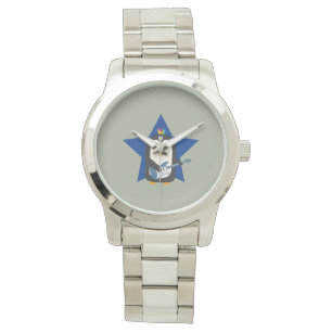 Montre Pingouin de guitare de roche
