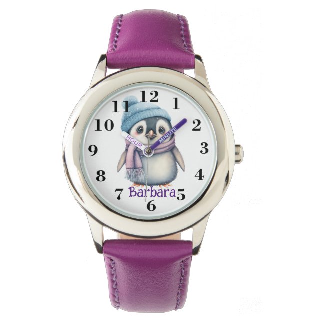 Montre Pingouin monogramme (devant)