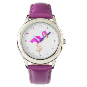 Montre Pink Flamingo Watch Gift