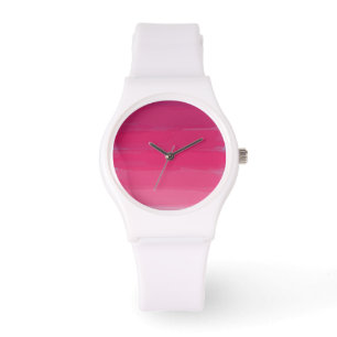 Montre Pink Lipstick Ombre Wrist Watch