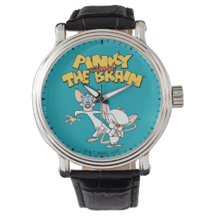 Montre Pinky et le cerveau Afficher le logo
