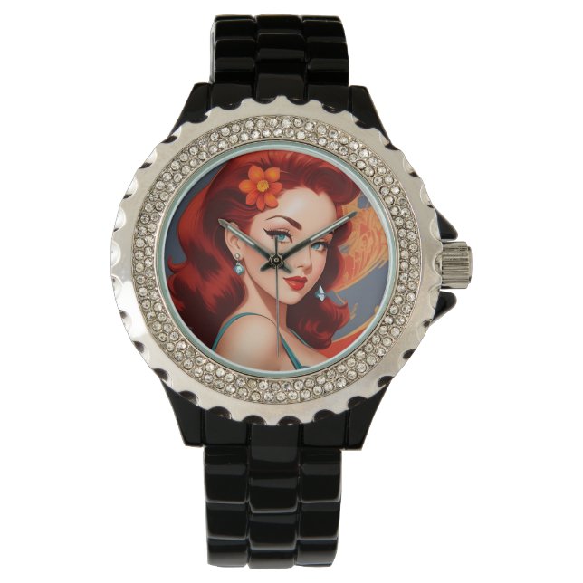 Montre Pinup vintage (devant)