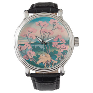 Montre Pique-nique de printemps sous les fleurs des ceris