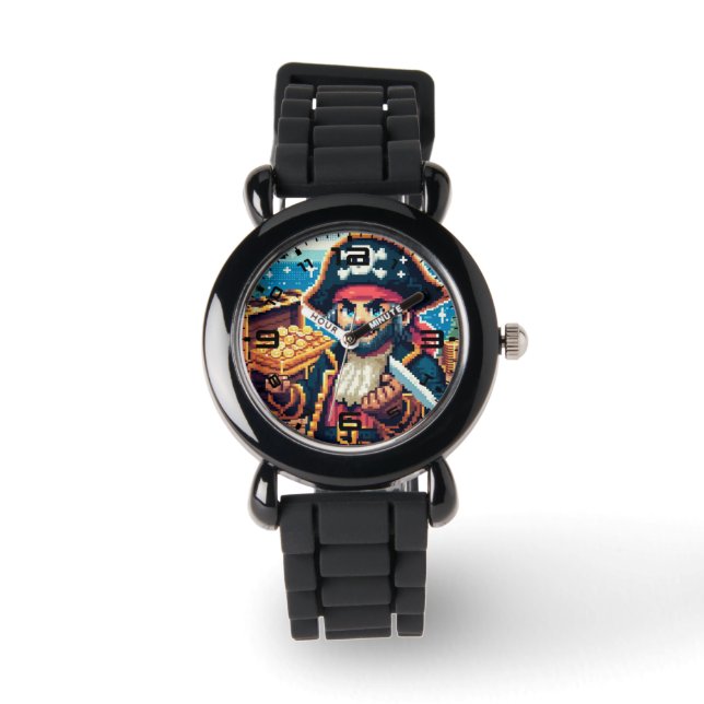 Montre Pirate pour enfants (Recto)