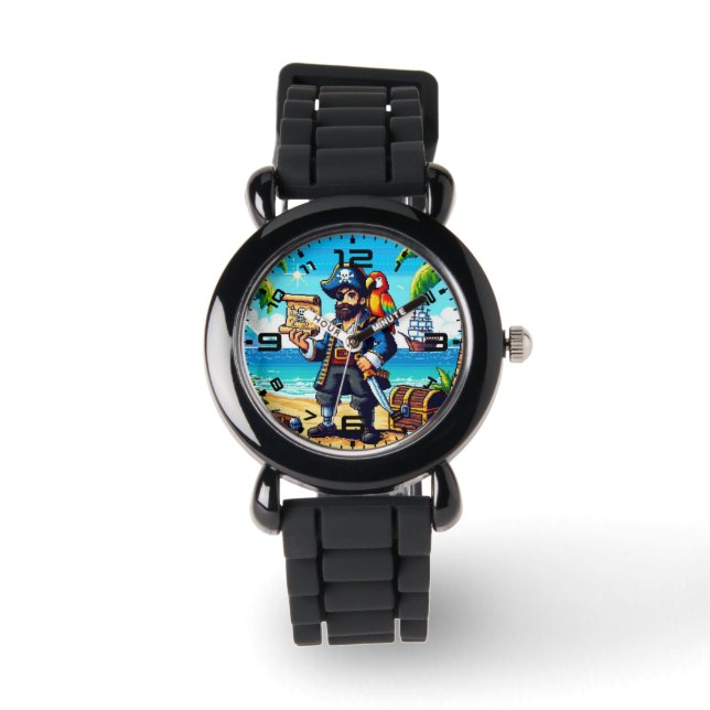 Montre Pirate pour enfants (Recto)
