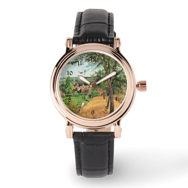 Montre Pissarro - Orchards de Louveciennes, art (Recto)