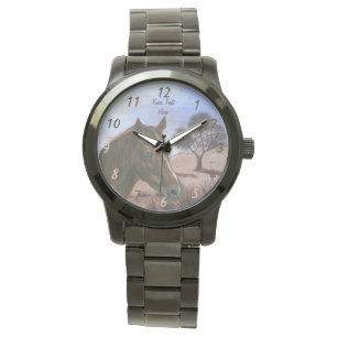 Montre pittoresque équerre portrait châtaigne jument ch