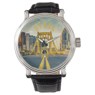 Montre Pittsburgh Steel City Skyline 412 Pennsylvania Can