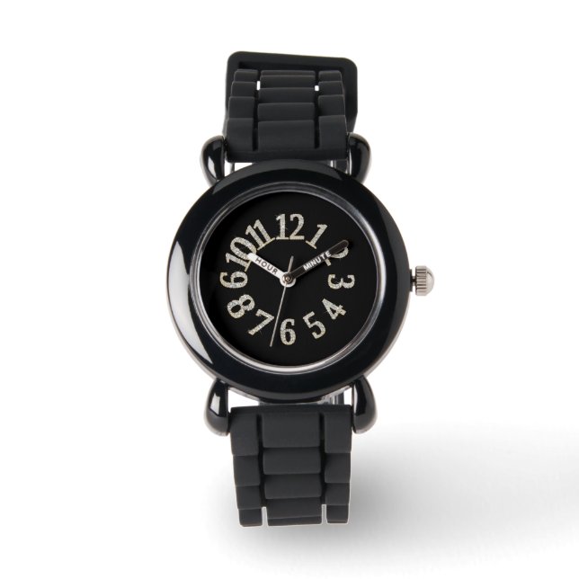 Montre PixDezines blings, blings, faux diamant (Recto)