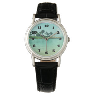 Montre Plage Turquoise tranquille et sereine à Hawaii