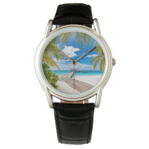 Montre Plages tropicales   Jetty en bois des Maldives