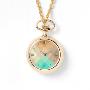 Montre Plaid méga de la moitié du siècle - bronzez et