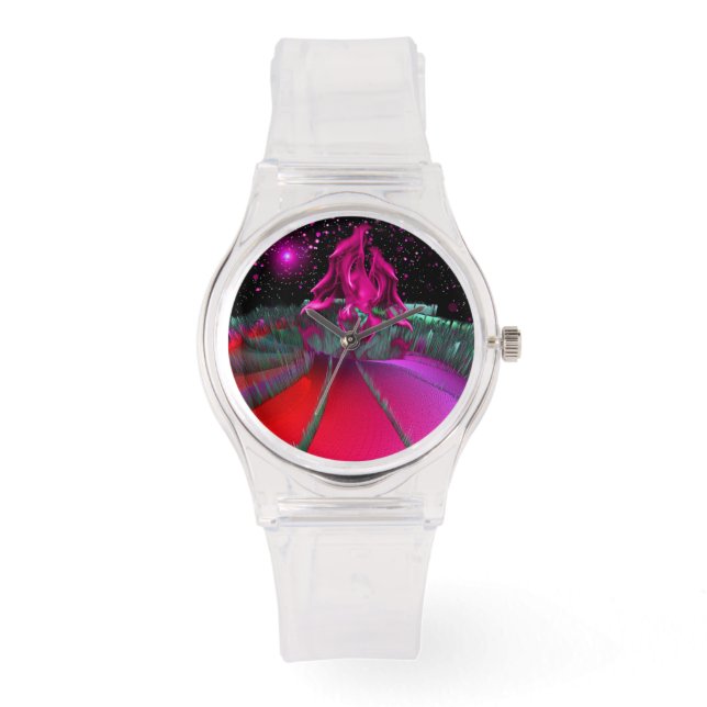 Montre Planète Chlorboniev rose (Recto)