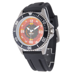 Montre Plongée de plongée de style professionnel vintage 