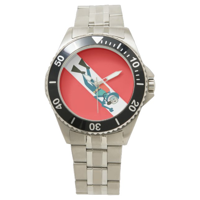 MONTRE PLONGÉE EN SUSPENS, PLONGÉE EN PROFONDEUR (devant)