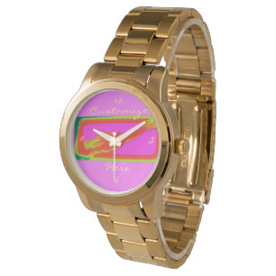 Montre plongée sous-marine rouge