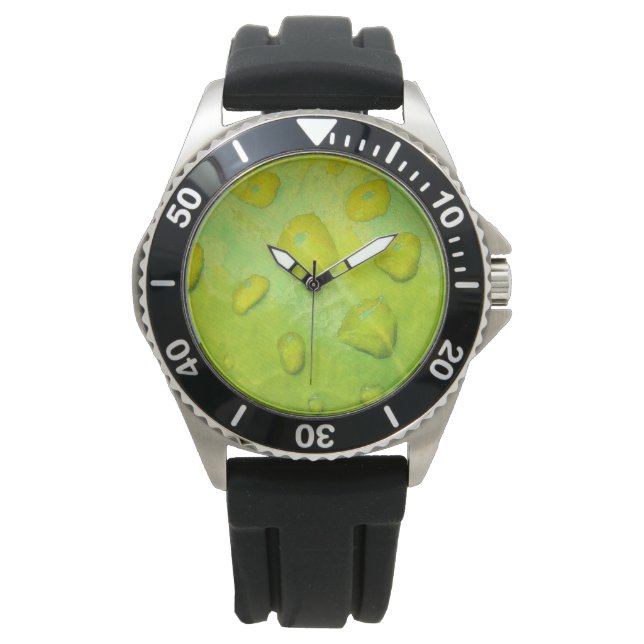 Montre Pluie printanière Abstraite (devant)