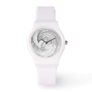 Montre Plumes blanches Ange ailes Abstrait victorien