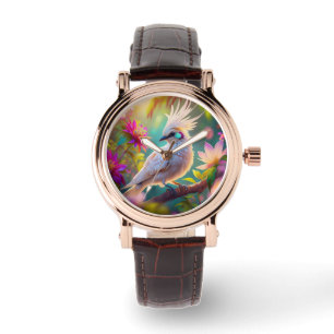 Montre Plumes rousses à crête juvénile Dove Imaginaire Oi