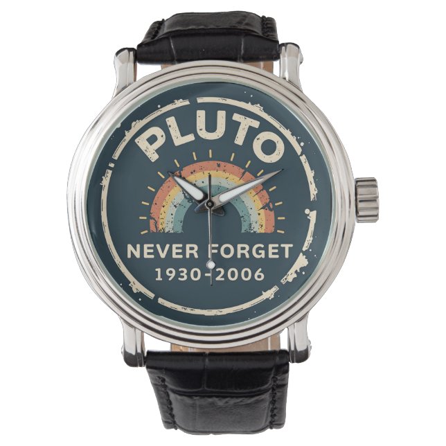 Montre Pluton n'oublie jamais 1930-2006 Espace rétro Vint (devant)