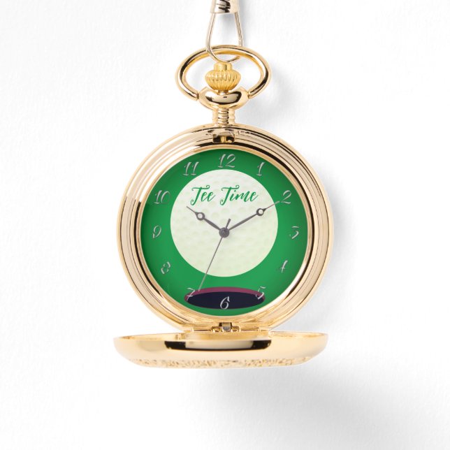 Montre Poche cadeau de Golfer (Recto)