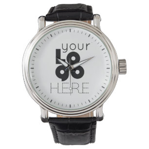 Montre Poignet de logo d'entreprise simple et simple