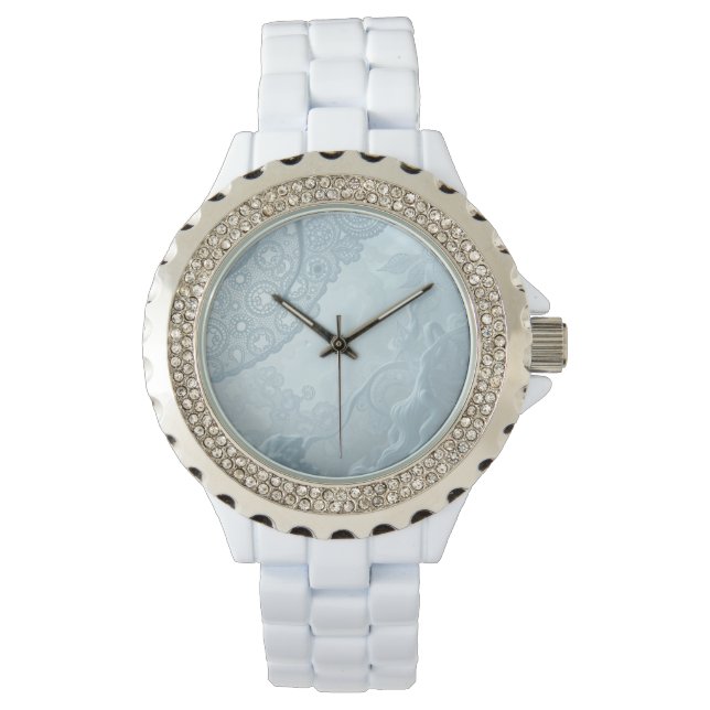 Montre Poignet Imaginaire dentelle blanche (devant)