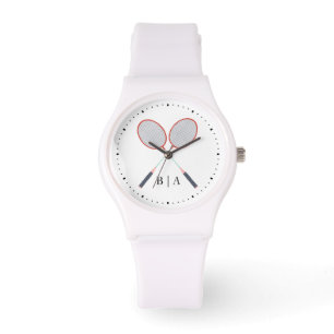 Montre Poignets de monogramme personnalisés de Badminton