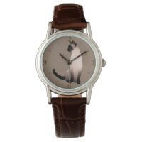 Point de phoque Chat siamois sur Taupe Tan