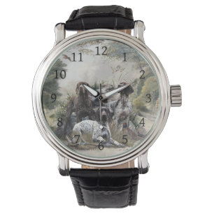 Montre Pointeur à cheveux courts allemand ou Deutsch Kurz