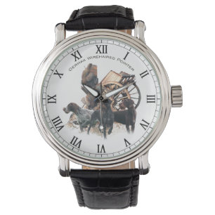 Montre Pointeur À poils durs allemand
