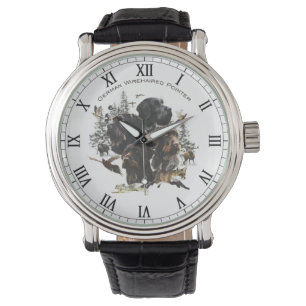 Montre Pointeur À poils durs allemand