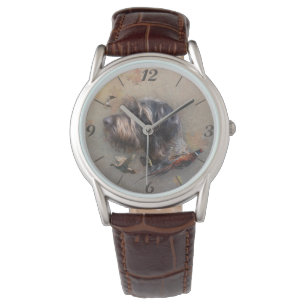 Montre Pointeur À poils durs allemand