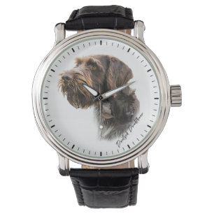 Montre Pointeur À poils durs allemand