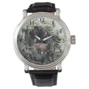 Montre Pointeur à poils durs, Chasse en plein air