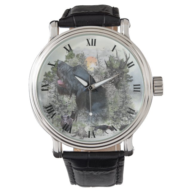 Montre Pointeurs à poils durs allemands (devant)