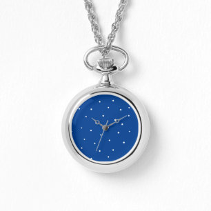 Montre Pois blanc mignon