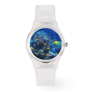 Montre Poisson Tropical Jaune Photo Sous L'Eau