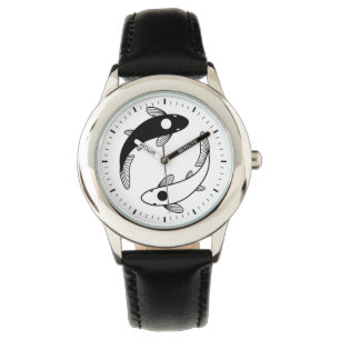 Montre Poissons de Yin Yang Koi