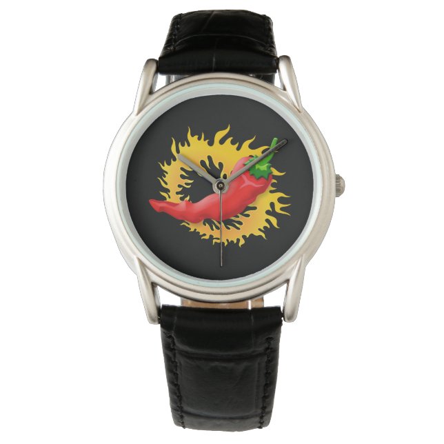 Montre Poivre avec flamme (devant)