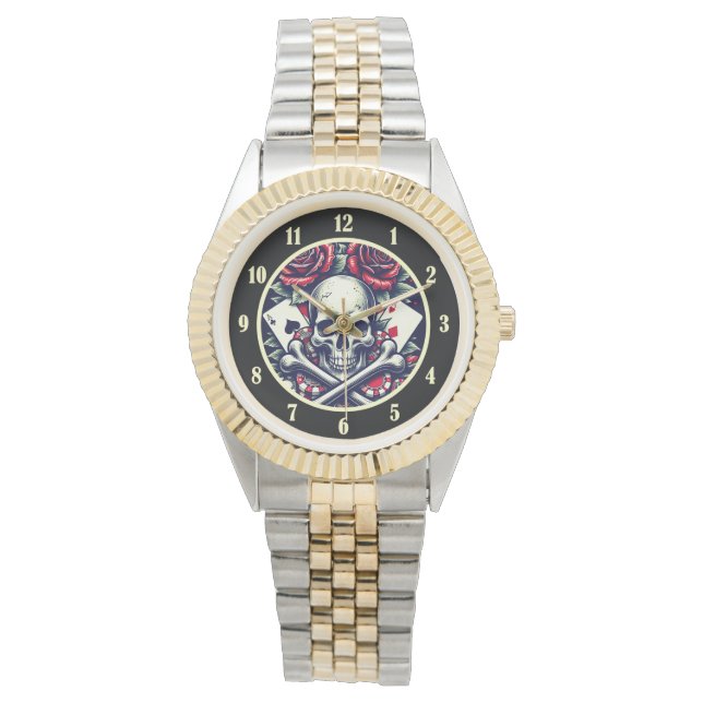 Montre Poker Skull (devant)
